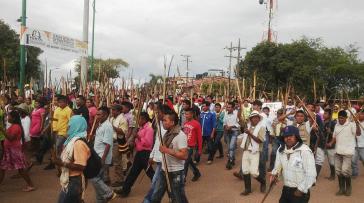 Der Streik hält seit Montag an. Demonstration und Besetzung am Hafen von Galtán-Meta