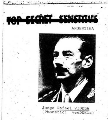 Argentiniens Militärdiktator Jorge Videla (1976-1981): Unter seiner Herrschaft wurde gefoltert und gemordet