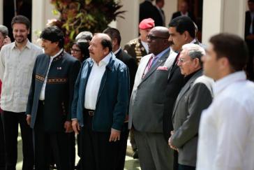 Staats- und Regierungschefs von ALBA-Staaten beim Gipfeltreffen in Venezuela