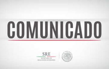 Mexikos Regierung veröffentliche das Kommuniqué auf der Webseite des Außenministeriums