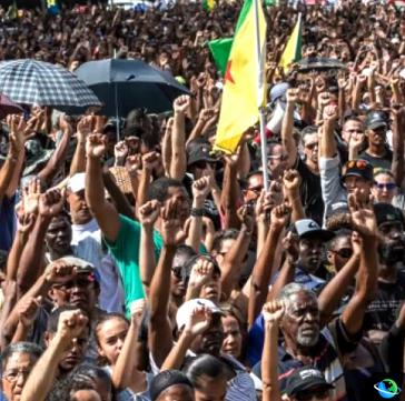 Massive Demonstrationen wegen der prekären Situation der Sozialsysteme in Französisch-Guyana