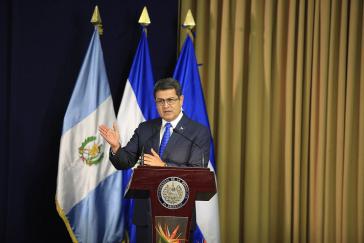 Der amtierende Präsident von Honduras, Juan Orlando Hernández