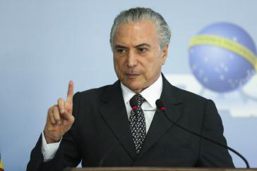 Brasilien: Michel Temer verspricht Verbesserung der Lage