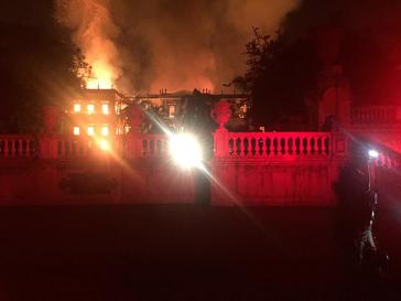 Brand im Nationalmuseum von Brasilien