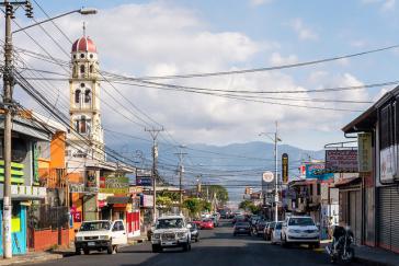 Straßenbild aus San José, Costa Rica: Bei den heutigen Wahlen deutet sich ein Rechtsruck an