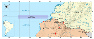 Seit Jahresbeginn Schauplatz von Entführungen und Anschlägen: das Grenzgebiet zwischen Ecuador und Kolumbien