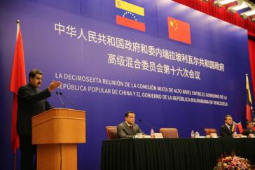Venezuelas Präsident Maduro auf dem Wirtschaftsforum in Beijing