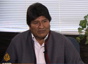 Evo Morales im Interview mit der BBC und Al Jazeerah zur Lage in Bolivien