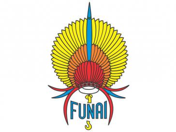 Logo der Funai. Die Indigenenbehörde soll auf Bolsonaro-Kurs gebracht werden