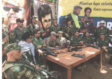 Die bereits wiederbewaffneten Guerilleros der neuen Farc-EP in Kolumbien werden auf 1.800 Personen geschätzt