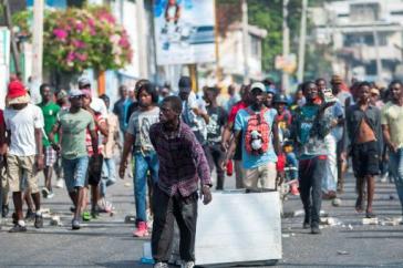 Die Proteste finden vor allem in der Hauptstadt von Haiti, Port-au-Prince, statt
