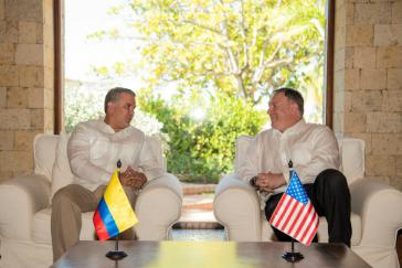 US-Außenminister Mike Pompeo und Kolumbiens Präsident Iván Duque trafen sich in Cartagena