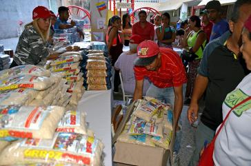 Das subventionierte Nahrungsmittelprogramm in Venezuela erreicht sechs Millionen Haushalte