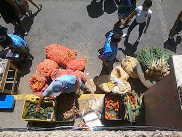 Kommunaler Markt in Altos de Lidice, einem Barrio in Venezuelas Hauptstadt Caracas