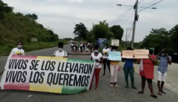 "Lebend haben sie sie uns genommen, lebend wollen wir sie wieder": Protest für die Rückkehr der verschwundenen Garífuna