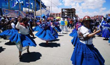 Feier des Wahlsieges der MAS in El Alto am 24. Oktober