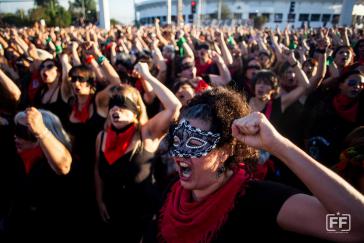 Auch das feministische Bündnis 8M ruft für den März wieder zu verstärkten Protesten auf
