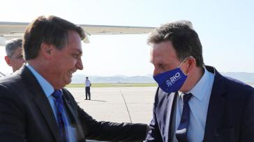 Präsident Jair Bolsonaro und Rios inhaftierter Ex-Bürgermeister Marcello Crivalla