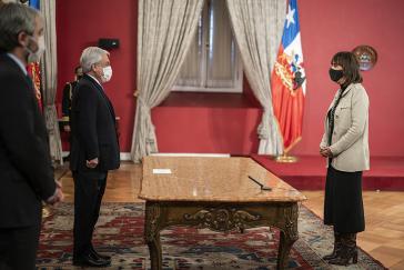 Am 9. Juni ernannte Präsident Piñera Mónica Zalaquett zur Ministerin für Frauen und Gleichberechtigung der Geschlechter in Chile