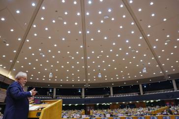 Brasiliens Ex-Präsident Lula da Silva appelliert im EU-Parlament an die multilaterale Zusammenarbeit.