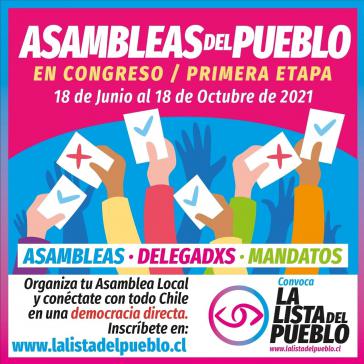 Die Lista del Pueblo ruft zu Volksversammlungen auf, um eine breite Beteiligung an der Ausarbeitung der neuen Verfassung sicherzustellen