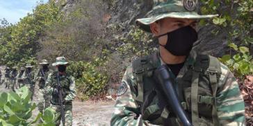 "Escudo Bolivariano": Venezolanische Soldaten in der Grenzregion zu Kolumbien
