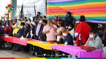 Die indigene Organisation Conaie ruft zur Abgabe ungültiger Stimmen bei der Stichwahl im April auf