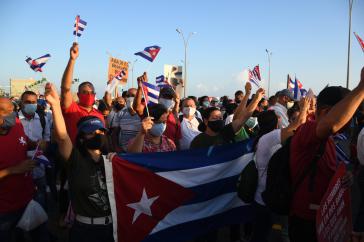 Kundgebung in Havanna zur Verteidigung der Revolution