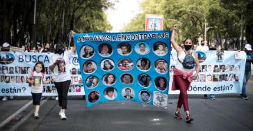 "Helft uns, sie zu finden": Angehörige von Verschwundenen demonstrierten am 10. Mai u. a. in Mexiko-Stadt