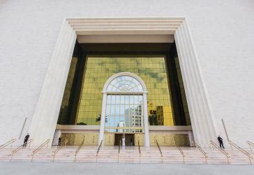 Evangelikaler "Salomon-Tempel" in São Paulo. Die evangelikale Wählerschaft ist eine wesentliche Stütze Bolsonaros gewesen