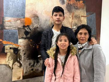 Pedro Castillos Familie ist in Mexiko aufgenommen worden