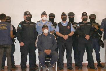Beschuldigter Juan Carlos "El Tigre" Bonilla, ehemaliger Polizeichef von Honduras