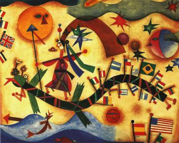 Lateinamerika auf dem Weg der Befreiung vom Kolonialismus: Gemälde des argentinischen Künstlers Xul Solar