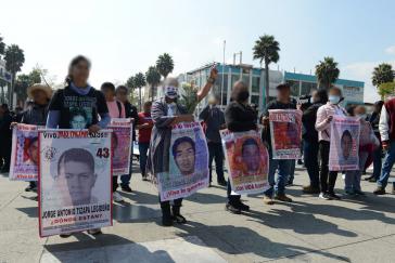 Die Angehörigen der Verschwunden von Ayotzinapa fordern Gerechtigkeit