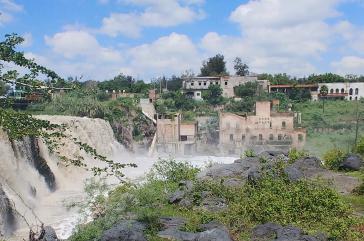 Wasserfall zwischen El Salto und Juanacatlán, Río Santiago