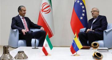 Die Ölminister von Iran und Venezuela, Javad Owji und Tareck El Aissami