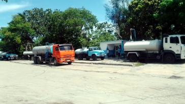 Teile Havannas werden derzeit über Tanklastwagen mit Wasser versorgt