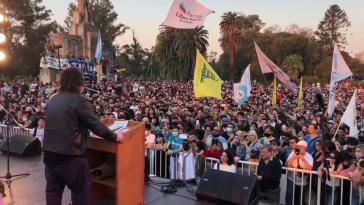 Milei im Wahlkampf in Argentinien: Er profitierte von "Wut und Unzufriedenheit" in der Bevölkerung