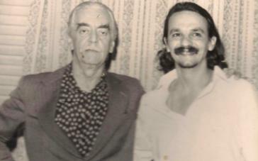 Der Bürgermeister von São Paulo, Jânio da Silva Quadro (links), und der Folterer Dirceu Gravina im Jahr 1982