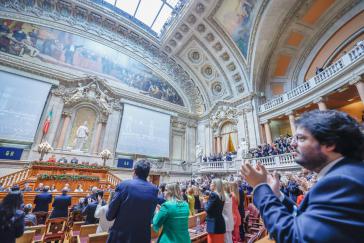 "Standing Ovations" für Lula in Portugals Parlament