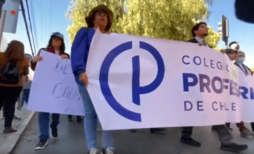Die chilenische Lehrer:innengewerkschaft "Colegio de Profesores y Profoesoras"