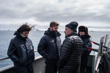 Boric und Guterres bei ihrem Besuch in der Antarktis