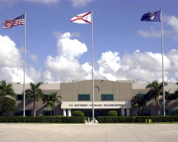 HQ des US Southern Command in Miami, Florida
