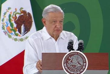 Mexikos Präsident bei seiner morgendlichen Pressekonferenz am 1. Juni. (Screenshot)
