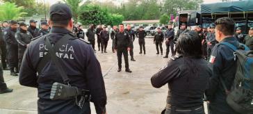Mehrere hundert Polizisten sowie Soldaten der Nationalgarde und der Armee übernahmen am 11. Oktober die Kontrolle in Altamirano, Chiapas