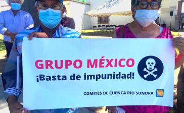"Schluss mit der Straflosigkeit" für den Konzern Grupo México fordern die betroffenen Gemeinden