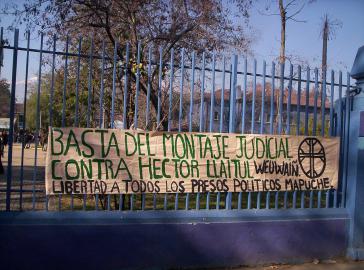 Bereits im Jahr 2008 forderten Protestierende die Einstellung der politischen Verfolgung gegen Hector Llaitul und die Freilassung der inhaftierten Mapuche