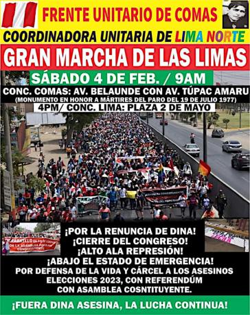 Die Hauptforderungen der Proteste seit der Entfernung von Präsident Pedro Castillo aus dem Amt