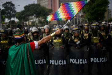  "La toma de Lima": Menschen aus allen Teilen Perus protestieren in der Hauptstadt gegen die Regierung