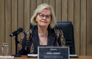Die Präsidentin des Obersten Gerichtshofs, Rosa Weber